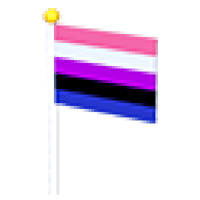 Gender Fluid Flag  - Uncommon from Pride Event 2022